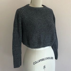AA cropped fisherman’s sweater